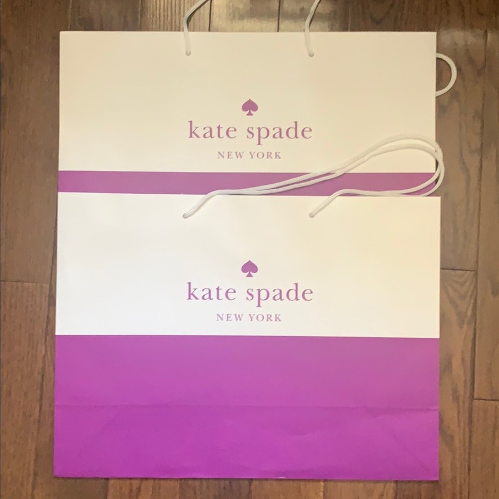 Kate Spade x2 Large Shopping Gift Bags